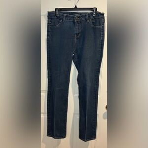 Liverpool Jeans Company Dark Wash Straight Leg Denim Jeans Size 12 / 31